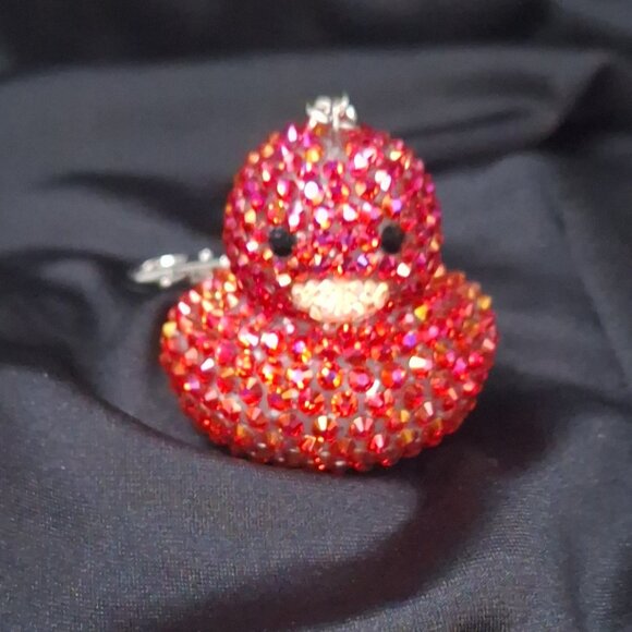 Rubber Ducky Keychains/Bag Charms, Bling Rubber Ducks, Bedazzled Ducks - Picture 12 of 15